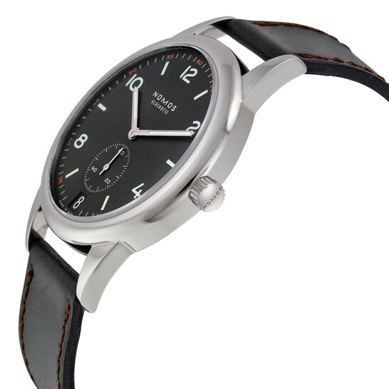 Nomos Club Automat Datum Dunkel Black Dial Men's Watch 774