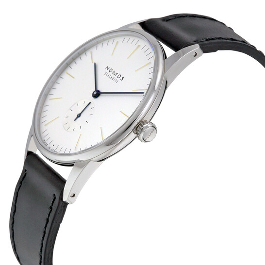 Nomos Orion 38 White Dial Stainless Steel Men's Watch 384