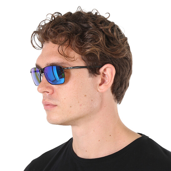 OJボーイ Oakley Ejector Prizm Sapphire Polarized Rectangular Men's