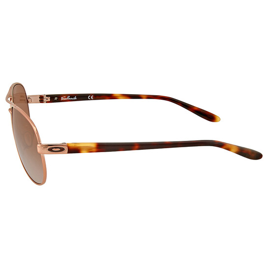 Oakley Feedback VR50 Brown Gradient Pilot Ladies Sunglasses OO4079 407901 59 - 546x546 Image #4