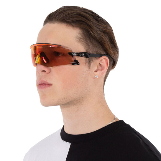 Oakley - 【ポリッシュドブラック／プリズムトレイルトーチ】オークリー KATO Oakley Kato Prizm Trail Torch Shield Men's Sunglasses