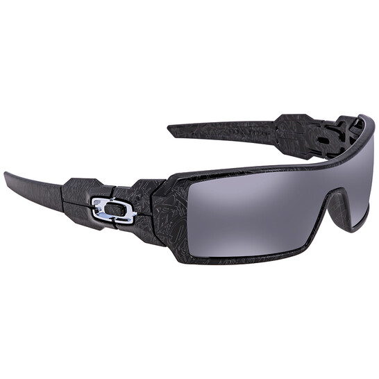 Oakley Oil Rig Black Iridium Rectangular Men's Sunglasses 0OO9081