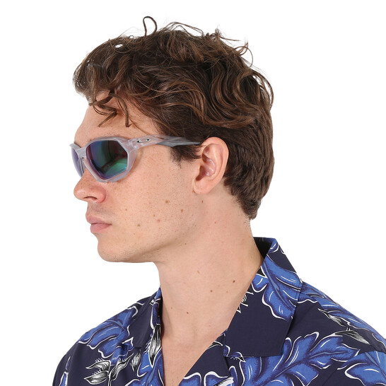 Oakley Plazma Prizm Road Jade Irregular Men's Sunglasses