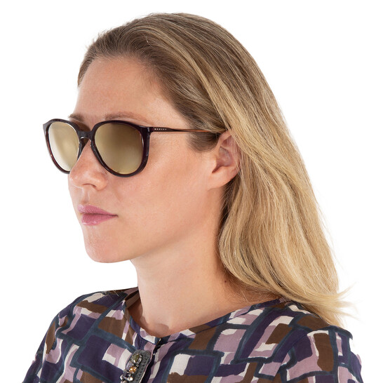 【hidamariusagi】アプリコットカラーのオーバーダイNo.526 Oakley Sielo Prizm Rose Gold Round Ladies Sunglasses OO9288
