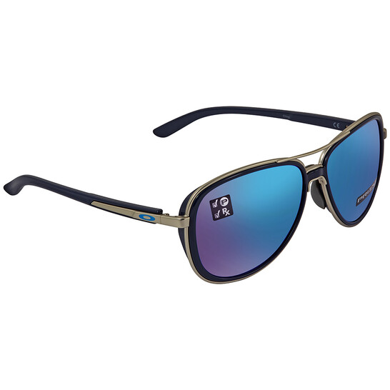 Oakley Split Time Polarized Prizm Sapphire Pilot Ladies
