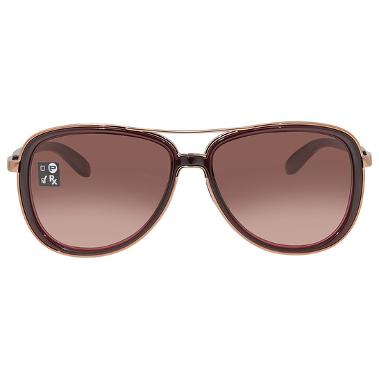 Oakley Split Time Red Gradient Pilot Ladies Sunglasses OO4129