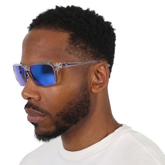Oakley Sylas Prizm Sapphire Rectangular Men's Sunglasses OO9448