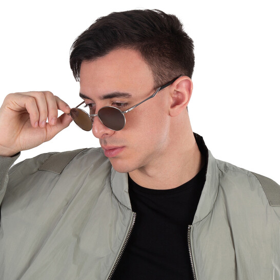 Oakley Terrigal Prizm Tungsten Mirrored Round Men's Sunglasses