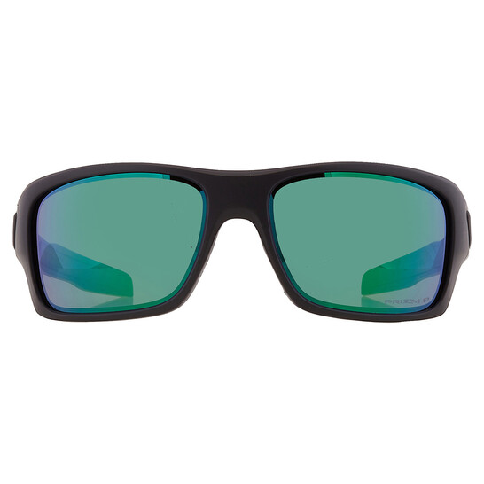 Oakley Turbine Prizm Jade Polarized Wrap Men's Sunglasses OO9263
