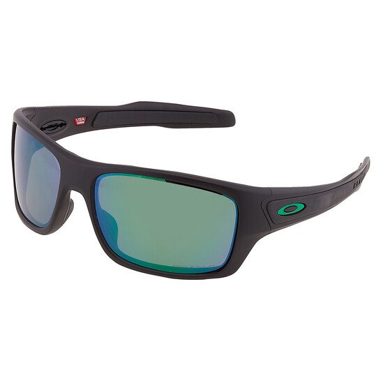 Oakley Turbine Prizm Jade Polarized Wrap Men's Sunglasses OO9263