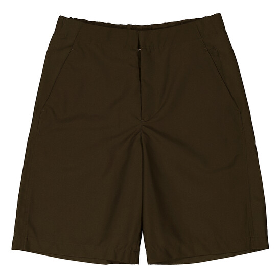 Oamc Men's Forest Wide-Leg Bermuda Vapor Shorts, Size Small