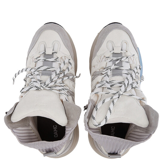 Oamc Men's Off-White Trail Runner Sneakers, Brand Size 43