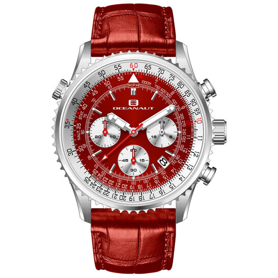 Oceanaut Flight Chronograph Quartz Red Dial Men's Watch OC0129 Oceanaut Flight Chronograph Quartz Red Dial Men's Watch OC0129 - 546x546