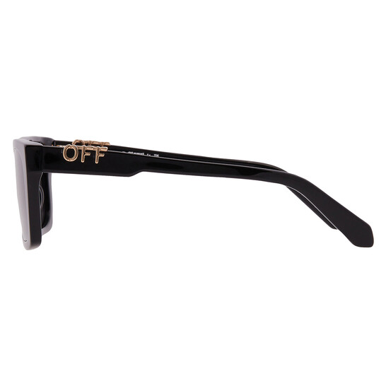 Off-White OERI13E ALBANY 1007 Sunglasses - Black Square Frame, Grey Lenses Off-White OERI13E ALBANY unisex Black Squared Sunglasses  main image 3
