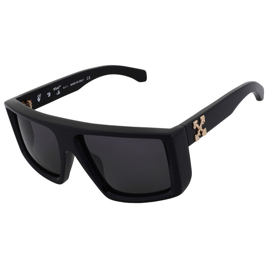 OFF-WHITE / サングラス/YLW/YLW/メンズ/OERI004 Off-White Alps Dark Grey Browline Unisex Sunglasses OERI004 1007