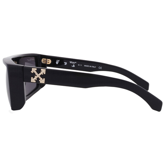 Off-White Alps Dark Grey Browline Unisex Sunglasses OERI004 1007