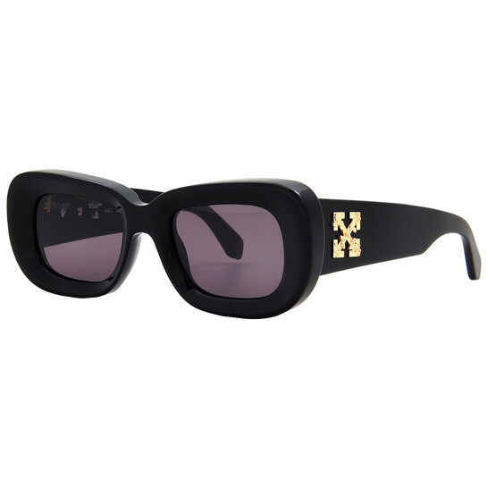 Off-White Carrara Grey Rectangular Unisex Sunglasses OERI019  display picture 3