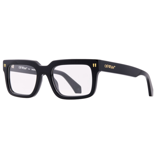 Off-White CLIP ON2 Dark Grey Clip On Square Unisex Eyeglasses