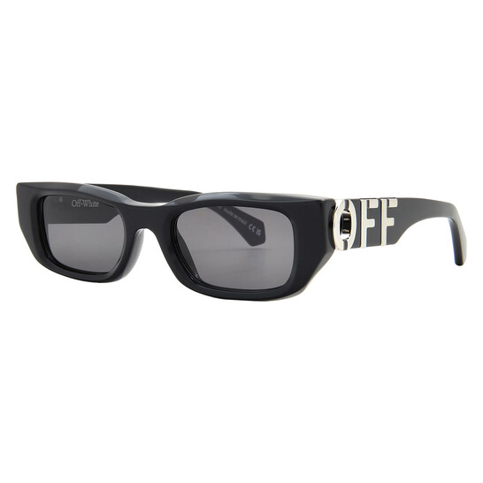 Off-White FILLMORE Dark Grey Rectangular Unisex Sunglasses  display picture 1