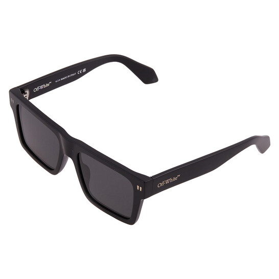 Off-White LAWTON Dark Grey Square Unisex Sunglasses OERI109 
