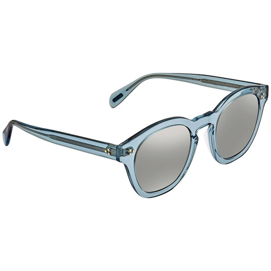 Oliver Peoples Boudreau L.A. Grey Silver Shaded Sunglasses Ladies 