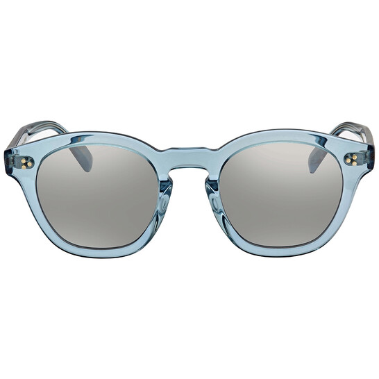 Oliver Peoples Boudreau L.A. Grey Silver Shaded Sunglasses Ladies 