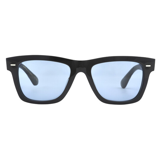 Oliver Peoples Sun-F Blue Square Unisex Sunglasses OV5393SF 100556