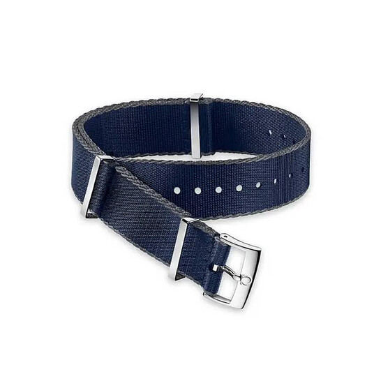 Omega 20 mm Blue/Grey Nato Watch Band O031CWZ007885 - Watches