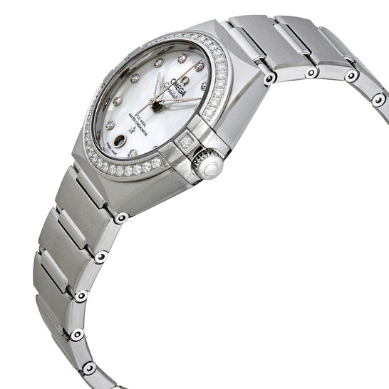 Omega Constellation Automatic Chronometer Diamond Ladies Watch 131.15.29.20.55.001 - 546x546 Image #2