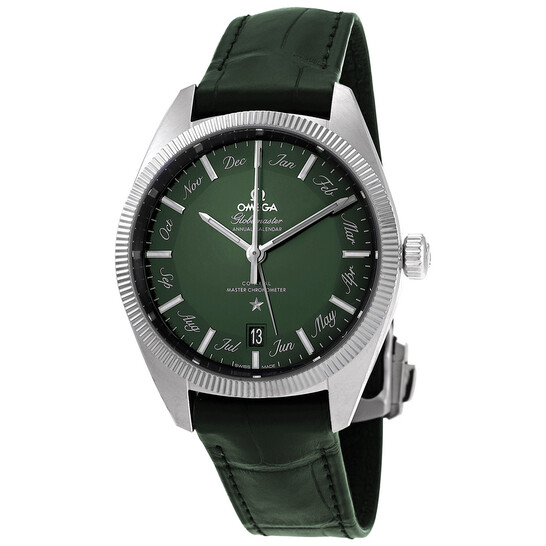 オメガ アニュアルカレンダー 130.33.41.22.10.001 グリーン Omega Constellation Automatic Chronometer Green Dial Men's Watch