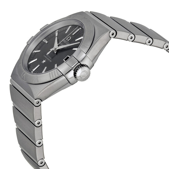 Omega Constellation Automatic Grey Dial Stainless Steel Men's
