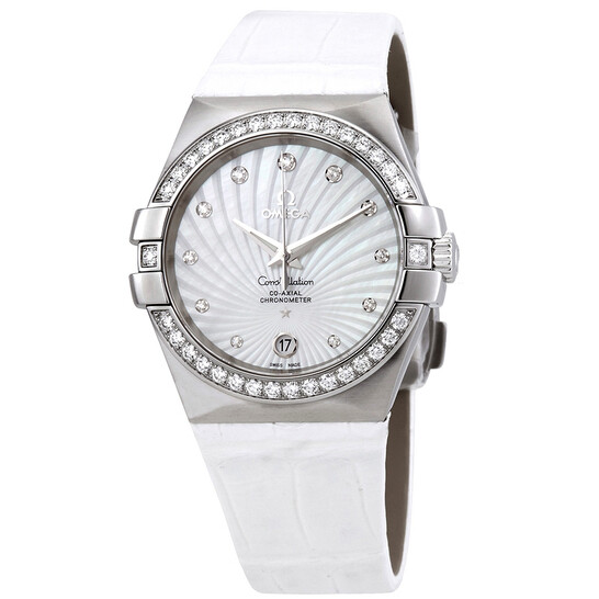 Omega Constellation Co-Axial Automatic Chronometer Diamond White Mother of Pearl Dial Ladies Watch 123.18.35.20.55.001 Omega Constellation Co-Axial Automatic Chronometer Diamond White Mother of Pearl Dial Ladies Watch 123.18.35.20.55.001 - 546x546