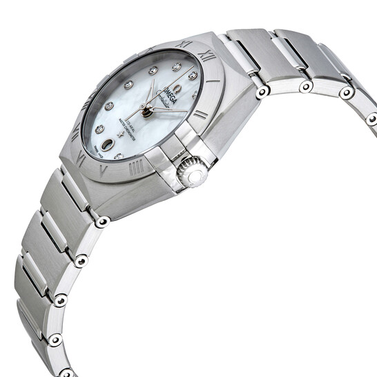 Omega Constellation Manhattan Automatic Chronometer Diamond White Dial Ladies Watch 131.10.29.20.55.001 - 546x546 Image #2