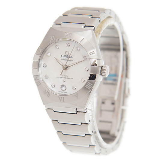 Omega Constellation Manhattan Automatic Chronometer Diamond White Dial Ladies Watch 131.10.29.20.55.001 - 546x546 Image #4