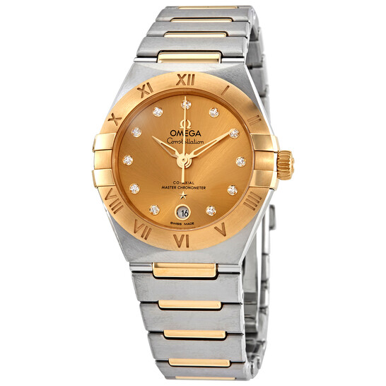 Omega Constellation Manhattan Automatic Diamond Ladies Watch 131.20.29.20.58.001 - 546x546