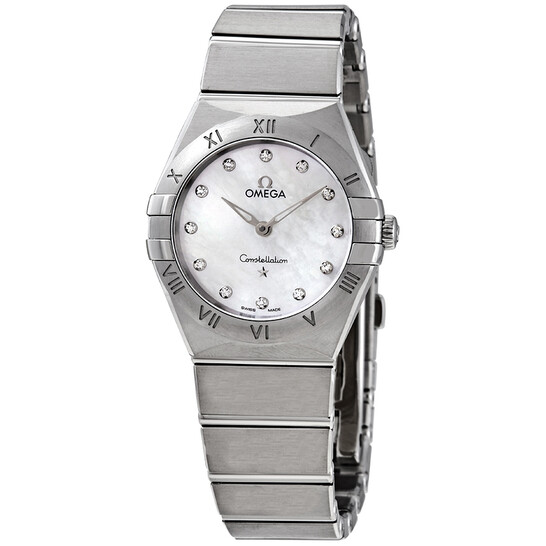 Omega Constellation Manhattan Diamond Mother of Pearl Dial Ladies Watch 131.10.28.60.55.001 - 546x546