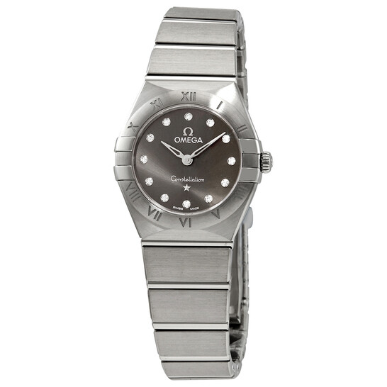 Omega Constellation Manhattan Diamond Grey Dial Ladies Watch 131.10.25.60.56.001 - 546x546