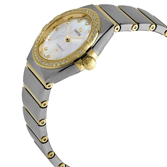Omega Constellation Manhattan Diamond Mother of Pearl Dial