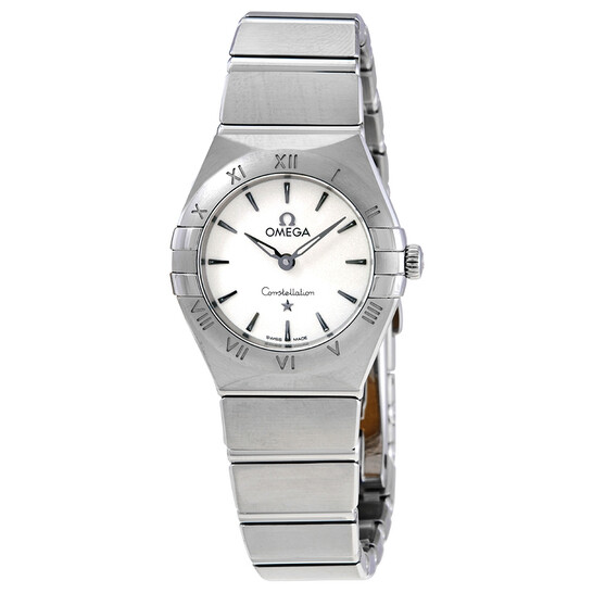 Omega Constellation Manhattan Silver Dial Ladies Watch