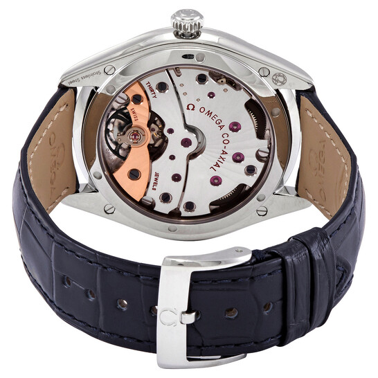 Omega De Ville Hand Wind Chronometer Blue Dial Men's Watch 432.13