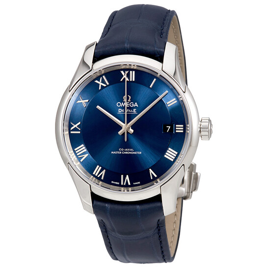 Omega De Ville Hour Vision Automatic Chronometer Blue Dial Men's