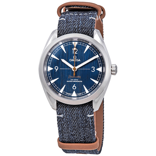 Omega Railmaster Automatic Blue Jeans Dial Men's Watch 220.12.40.20.03.001 - 546x546