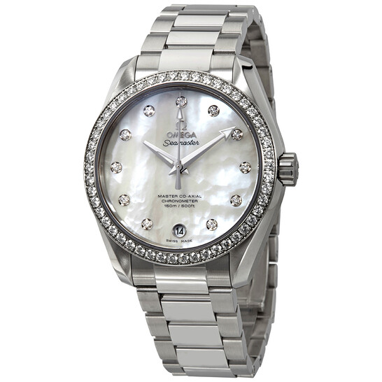 Omega Sea Master Aqua Terra White Mother Of Pearl Dial Automatic Watch 231.15.39.21.55.001 - 546x546