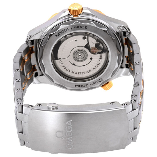 Omega Seamaster Sedna Blue Dial Steel and 18kt Yellow Gold Watch 210.20.42.20.03.001 - 546x546 Image #3