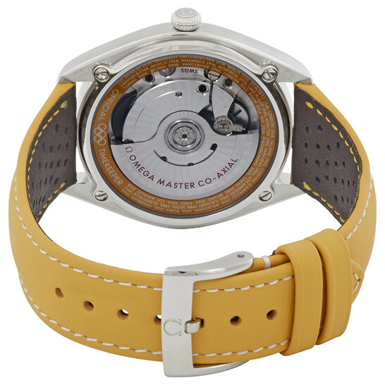 オカ Omega Seamaster Olympic Timekeeper Automatic Tan Leather Men's