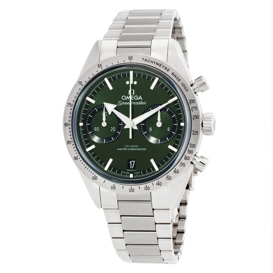 Omega Speedmaster Chronograph Hand Wind Green Dial Men's Watch