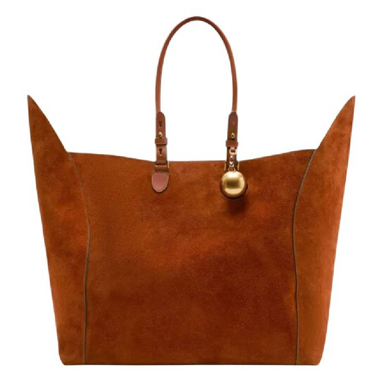 トートバッグ demeriel Kate Tote Bag Suede Chestnut DE MERIEL】KATE TOTE BAG SUEDE CHESTNUT (DE MERIEL/トート