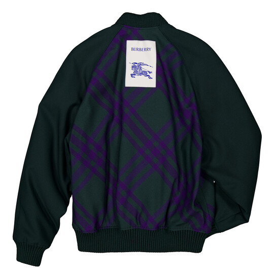 Burberry Open Box - Burberry Checked Reversible Bomber Jacket With