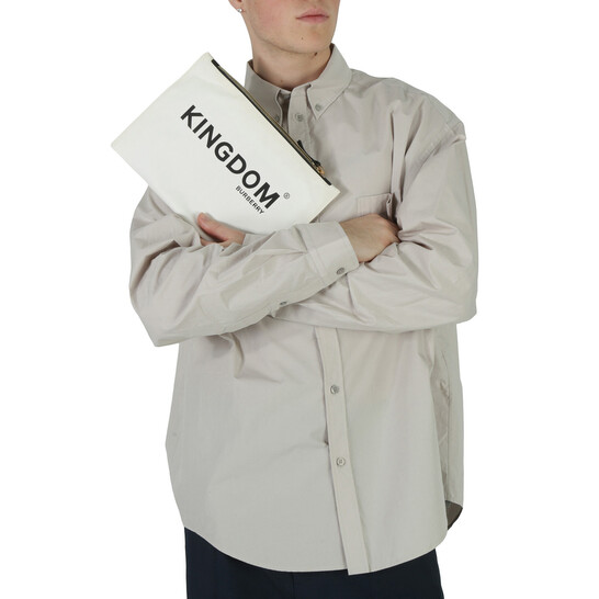 BURBERRY LondonEngland ポーチ　白 ユニセックス BURBERRY LondonEngland ポーチ 白 ユニセックス BURBERRY