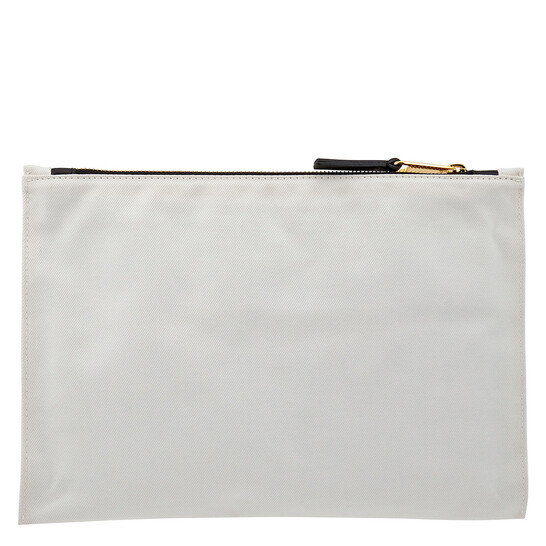 Burberry Open Box - Burberry Medium Kingdom Print Cotton Pouch In